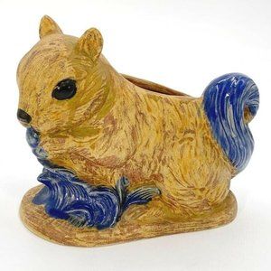 Vintage Squirrel Planter NAPCO Napcoware Japan Figural Kitsch Home Decor Easter